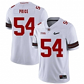 Ohio State Buckeyes 54 Billy Price White Diamond Nike Logo College Football Jersey Dzhi,baseball caps,new era cap wholesale,wholesale hats